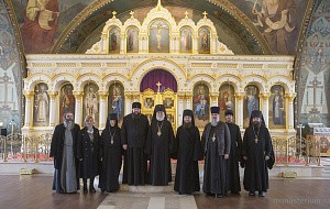 Архиепископ Евгений возглавил престольный праздник  в Богородице-Рождественском монастыре в день своего тезоименитства