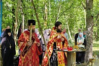 На Светлой седмице на новом скиту краснодарского монастыря «Всецарица» служили молебны