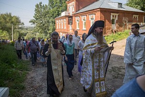 В Спасо-Преображенском Пронском монастыре Рязанской епархии состоялся престольный праздник