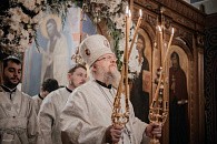 В праздник Крещения Господня архиепископ Владикавказский Герасим совершил Литургию в Аланском Богоявленском монастыре