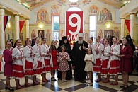 В Малоярославецком монастыре отметили День Победы и поздравили настоятельницу обители с днем рождения
