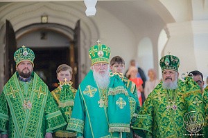 В Спасо-Преображенском Варлаамо-Хутынском монастыря Великого Новгорода прошли торжества по случаю дня памяти основателя обители