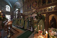 Престольный праздник в честь преподобных Сергия и Германа Валаамских отметили на московском подворье Валаамского монастыря