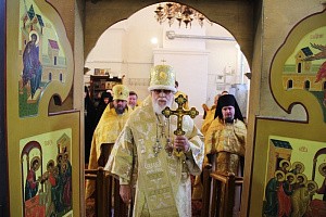 Митрополит Виктор освятил Престол храма и отслужил Литургию в Вознесенском Оршином монастыре г. Твери