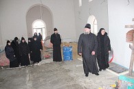 В монашеской общине в честь свв. жен-мироносиц Козельской епархии завершается строительство храма
