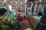 В Антониево-Леохновском монастыре Новгородской епархии молитвенно почтили память преподобного Антония Леохновского