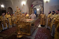 Митрополит Марк возглавил Литургию в Спасо-Преображенском монастыре Рязанского кремля