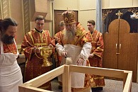 Митрополит Вениамин освятил придел храма Свято-Димитриевского Оренбургского монастыря и отслужил в нем Литургию