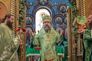 Епископ Герман возглавил престольные торжества в Свято-Духовом монастыре г. Тимашевска