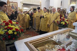 Митрополит Пантелеимон отслужил Литургию в Казанском монастыре г. Ярославля