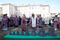 Епископ Лысковский Силуан освятил новые колокола для Макарьевского Желтоводского монастыря