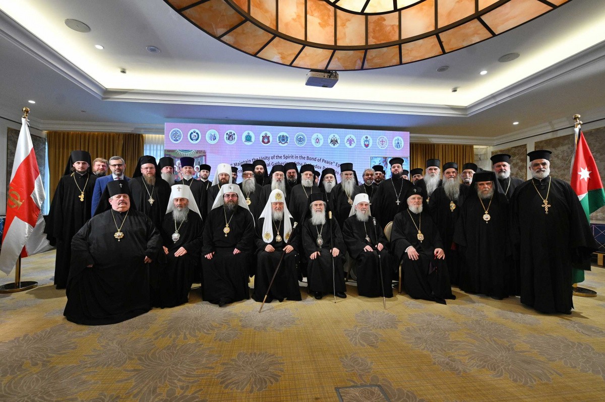 Святейший Патриарх Кирилл принял участие во встрече Предстоятелей и делегаций Поместных Православных Церквей в Аммане