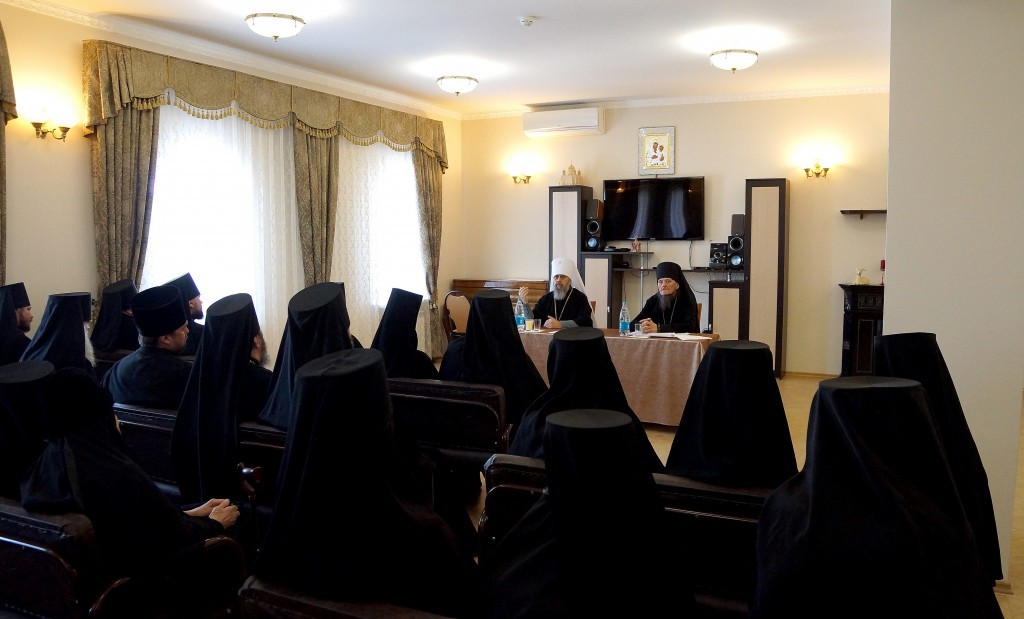В Богородице-Рождественском монастыре прошел монашеский съезд Тульской епархии