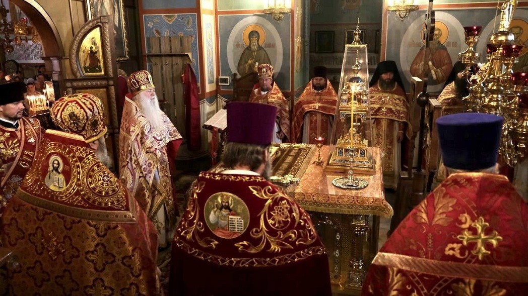 В Свято-Троицком Болдином монастыре Смоленской епархии встретили престольный праздник обители