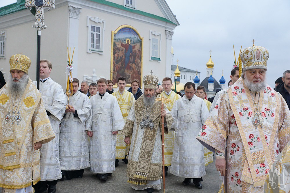 Блаженнейший митрополит Онуфрий совершил богослужения в Почаевской лавре