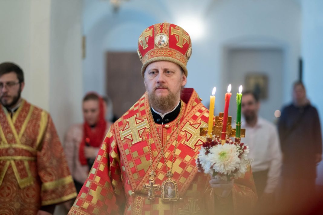 В понедельник Светлой седмицы епископ Переславский Феоктист совершил Литургию в Даниловом монастыре Переславля-Залесского