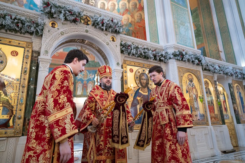 В Сретенском монастыре Москвы встретили престольный праздник