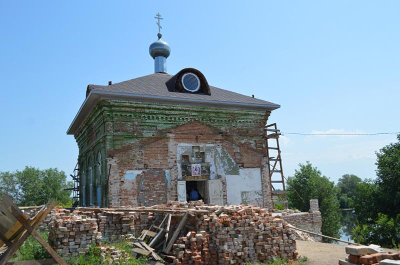 Митрополит Астанайский Александр ознакомился с ходом восстановления комплекса Никольского монастыря в поселке Деркул