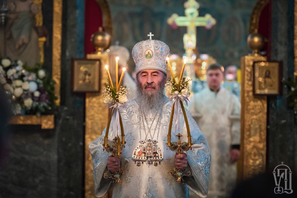 Блаженнейший митрополит Онуфрий совершил Литургию в Киево-Печерской лавре 