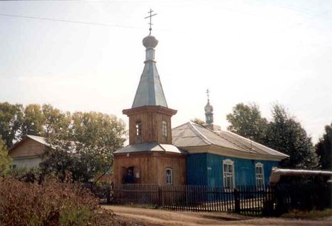 Храм в честь великомученика и целителя Пантелеимона  в п. Посевная, подворье мужского монастыря в честь святых в земле Сибирской просиявших