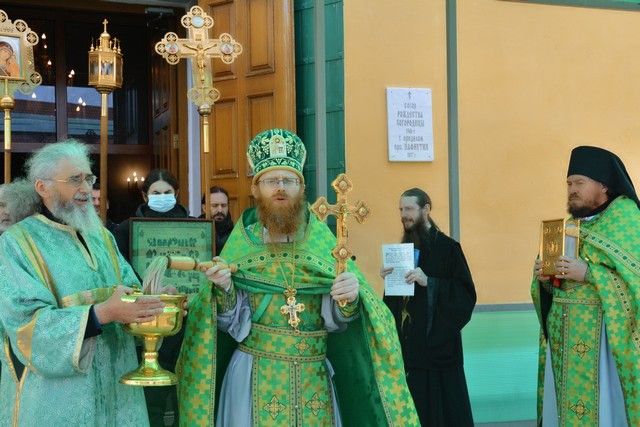 В Свято-Пафнутьевом Боровском монастыре Калужской епархии встретили престольный праздник