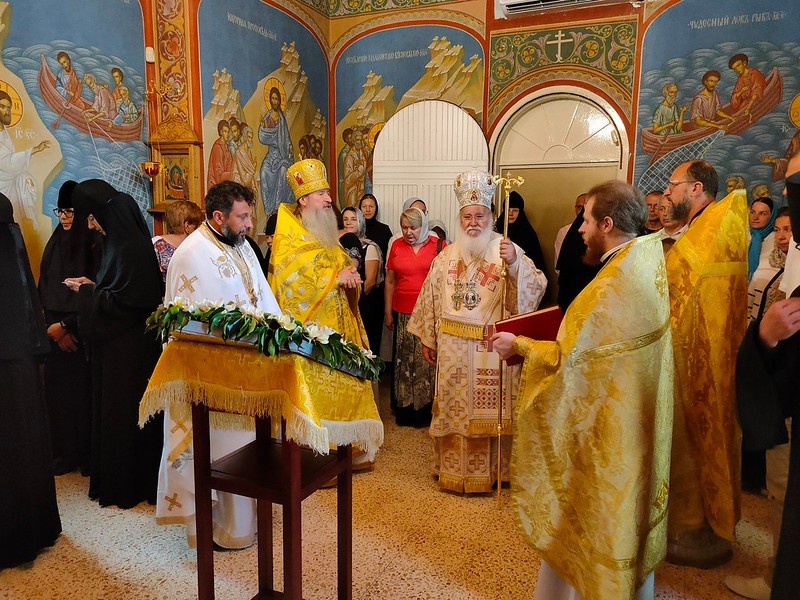 На подворье Русской духовной миссии в  Магдале отметили престольный праздник 