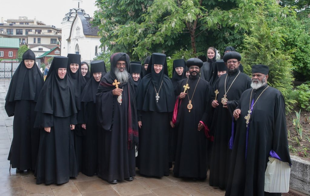 Зачатьевский монастырь посетила делегация Эфиопской Церкви