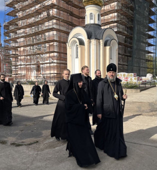 Еще недавно Казанский собор стоял в строительных лесах...