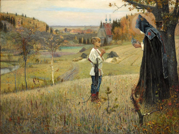 М. В. Нестеров, «Видение отроку Варфоломею» (1889-1890)