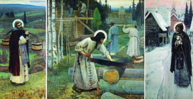М. В. Нестеров, «Труды преподобного Сергия» (1896–1897)