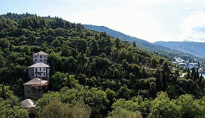 В Афонском Свято-Пантелеимоновом монастыре молитвенно почтили память св. пророка Илии