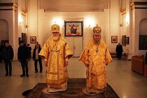 Митрополит Виктор в Нило-Столобенской пустыни возглавил празднование свт. Нектарию Тобольскому