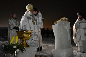 Митрополит Пантелеимон возглавил празднование Святого Богоявления в Толгском монастыре