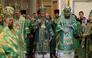 Митрополит Онуфрий возглавил в Киево-Печерской лавре  празднование Собора прпп. отцов Киево-Печерских