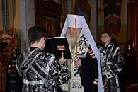 В Свято-Тихоновском Преображенском монастыре г. Задонска состоялось архиерейское богослужение