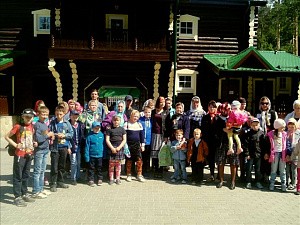 Монастырь на Ганиной Яме посетили дети с ограниченными возможностями из г. Сысерти 