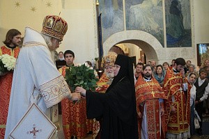 Настоятельница Марфо-Мариинской обители в день своего тезоименитства получила Патриаршее поздравление