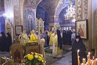 Епископ Павлово-Посадский Силуан возглавил торжества престольного праздника в храме святителя Николая в Звонарях – подворье Пюхтицкого монастыря в Москве