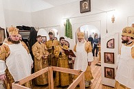 В Михаило-Клопском монастыре Новгородской митрополии совершено освящение престола