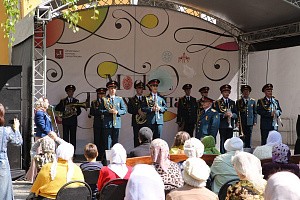 В Новоспасском монастыре выступил оркестр Минобороны РФ и прошел колокольный концерт