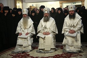 В Среднеуральском монастыре в честь Иконы Божией Матери «Спорительница хлебов» освящен храм