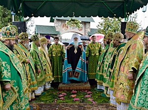 Патриарший экзарх всея Беларуси совершил Литургию в Афанасиевском монастыре г. Бреста в день памяти прмч. Афанасия Брестского