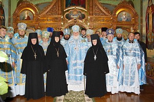 В Корецком монастыре совершено Великое освящение Благовещенского храма