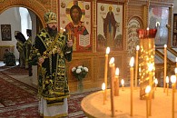 Митрополит Исидор возглавил Литургию в Спасо-Преображенском Авраамиевом монастыре