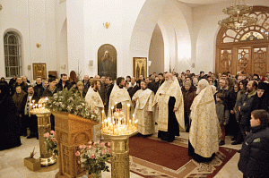 В Покровском Хотькове монастыре отметили праздник Рождества Христова