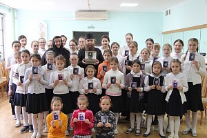 Свято-Никольский Черноостровский монастырь г. Малоярославца посетил схимонах Афонского скита