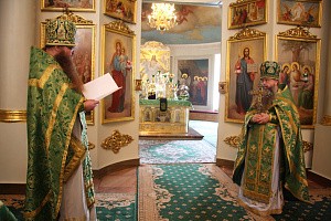 Заместитель Председателя Синодального отдела по монастырям и монашеству передал Патриаршее поздравление с днем тезоименитства наместнику Данилова монастыря