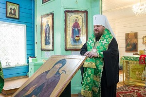 Митрополит Ферапонт отслужил Литургию в Спасо-Преображенском Макариево-Писемском монастыре Костромской митрополии в день его престольного праздника