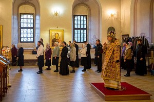 Митрополит Марк отслужил Литургию в Спасо-Преображенском монастыре г. Рязани