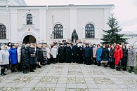 Участники пленарного заседания Координационного совета по сотрудничеству между Министерством образования и БПЦ посетили Жировичский монастырь